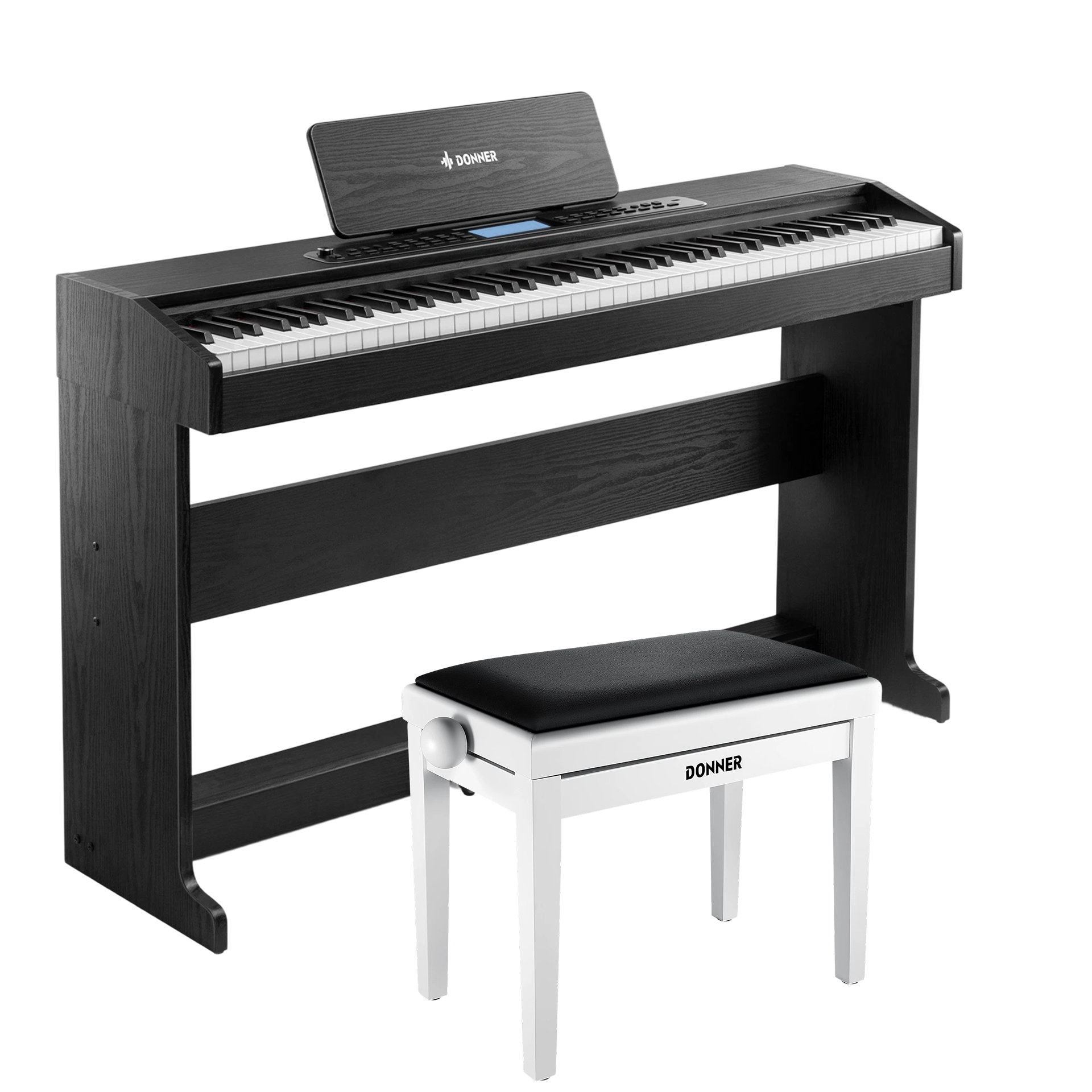 Donner DDP-95 Gewichtete Tastatur Digital Piano-Schwarz##