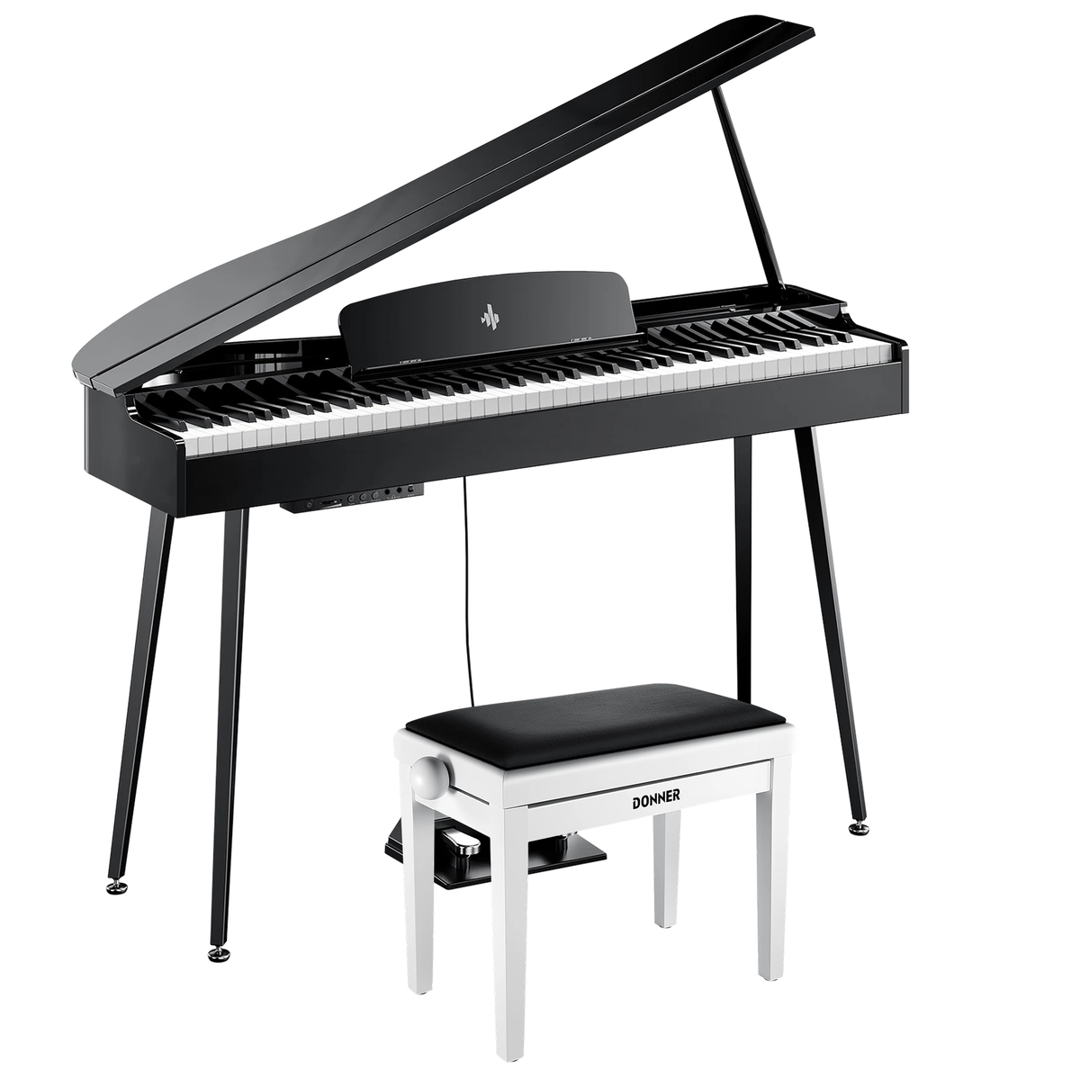 Donner DGP-100 Leichtes Digitalpiano im Flügel-Design