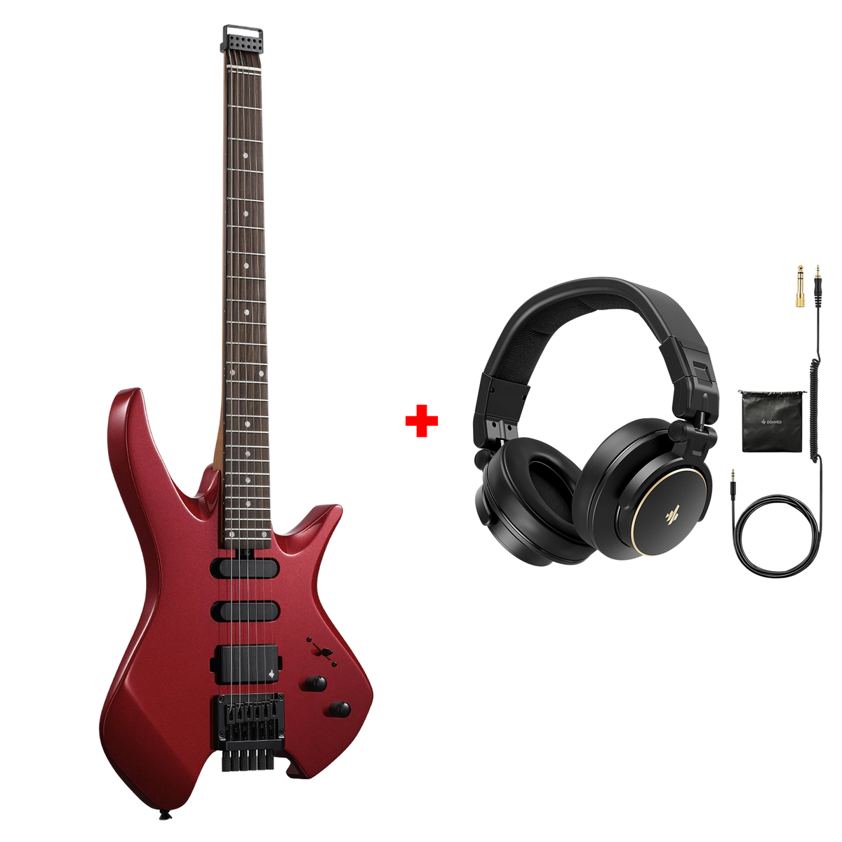 Donner HLX-500 Headless E-Gitarre【ursprüngliches Modell NHL-500】