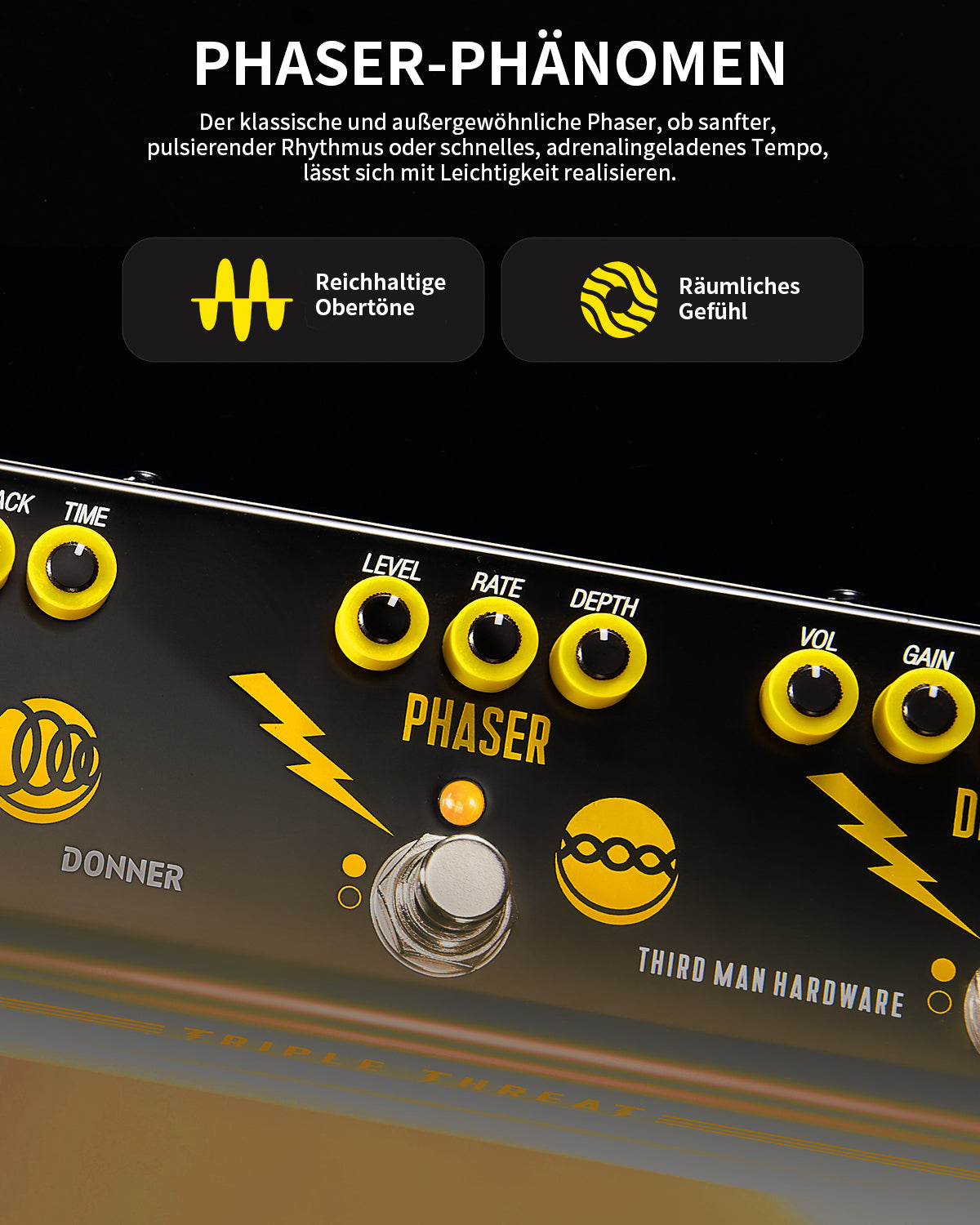 Donner Triple Threat Multieffekt-Pedal