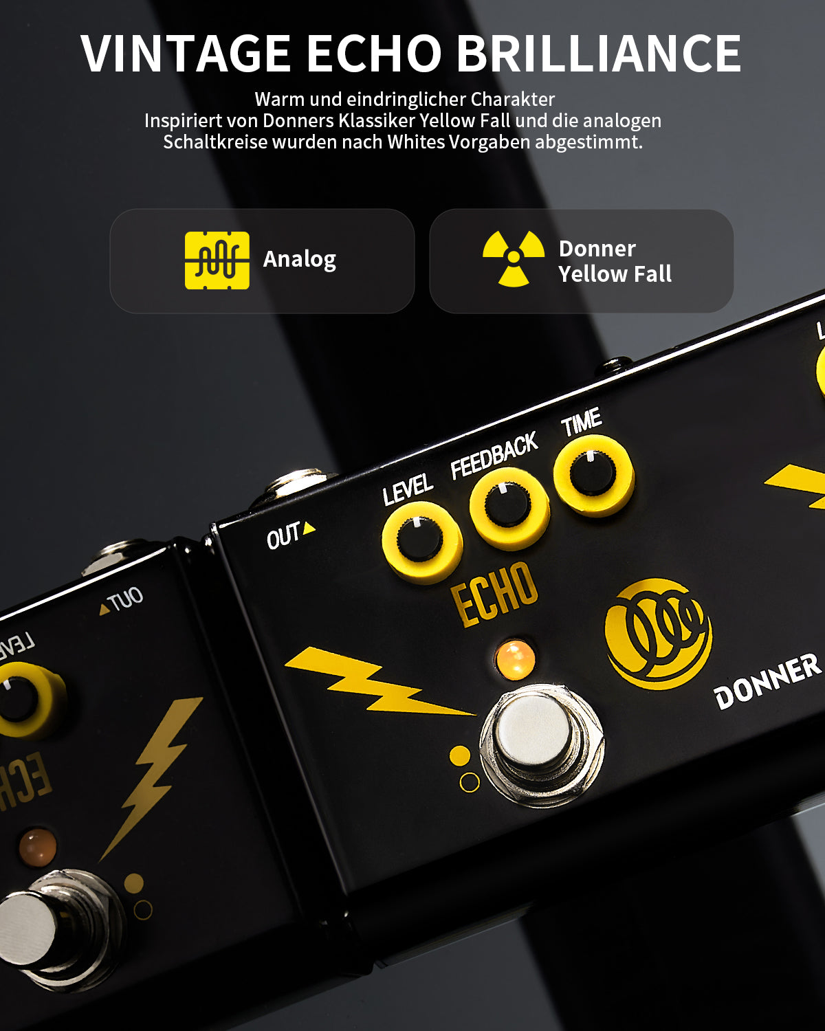 multieffekt pedal Triple Threat Vielseitig / Liveauftritt Multi-Effekt-Pedal -Donner
