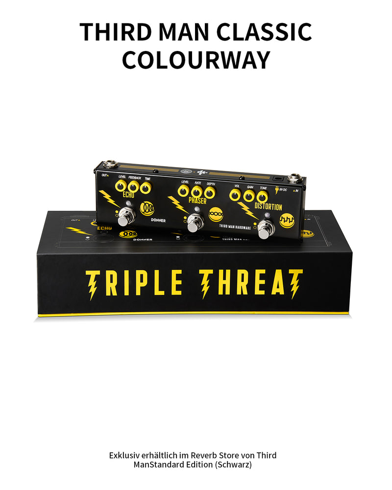 Donner JW Triple Threat Gitarreneffektpedal