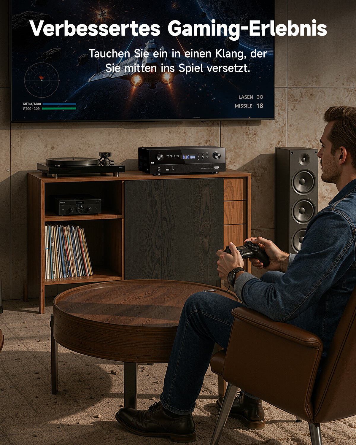 Donner MAMP8 5.2-Kanal-AV-Receiver