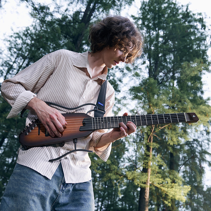 DONNER HUSH-C GITARRE-Sunburst