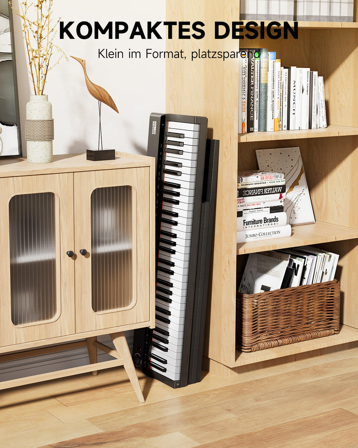 Donner DK-10S Multifunktionales 61-Tasten Keyboard-Set