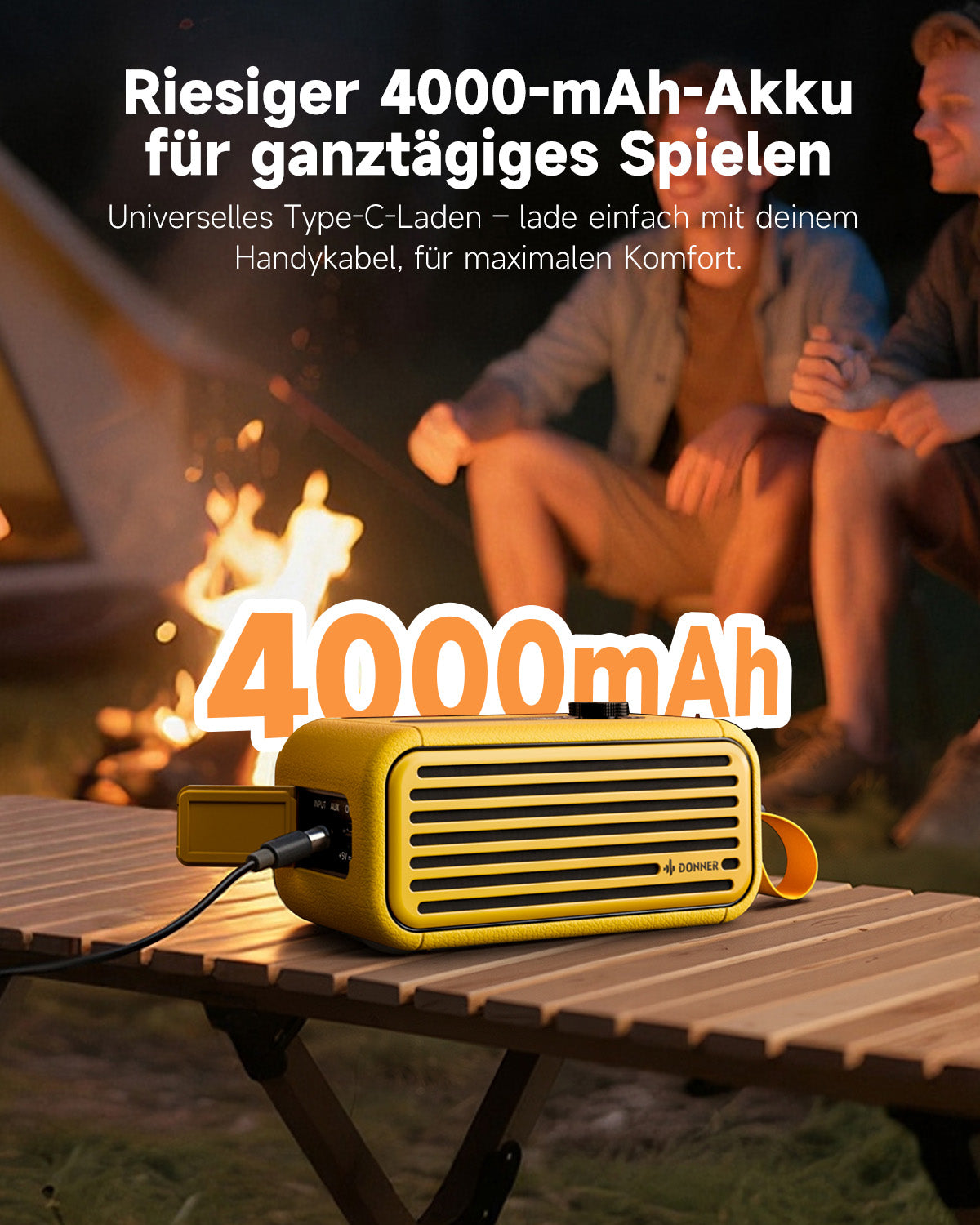 Donner Go E-Gitarrenverstärker-Donner Go【Gelb】##