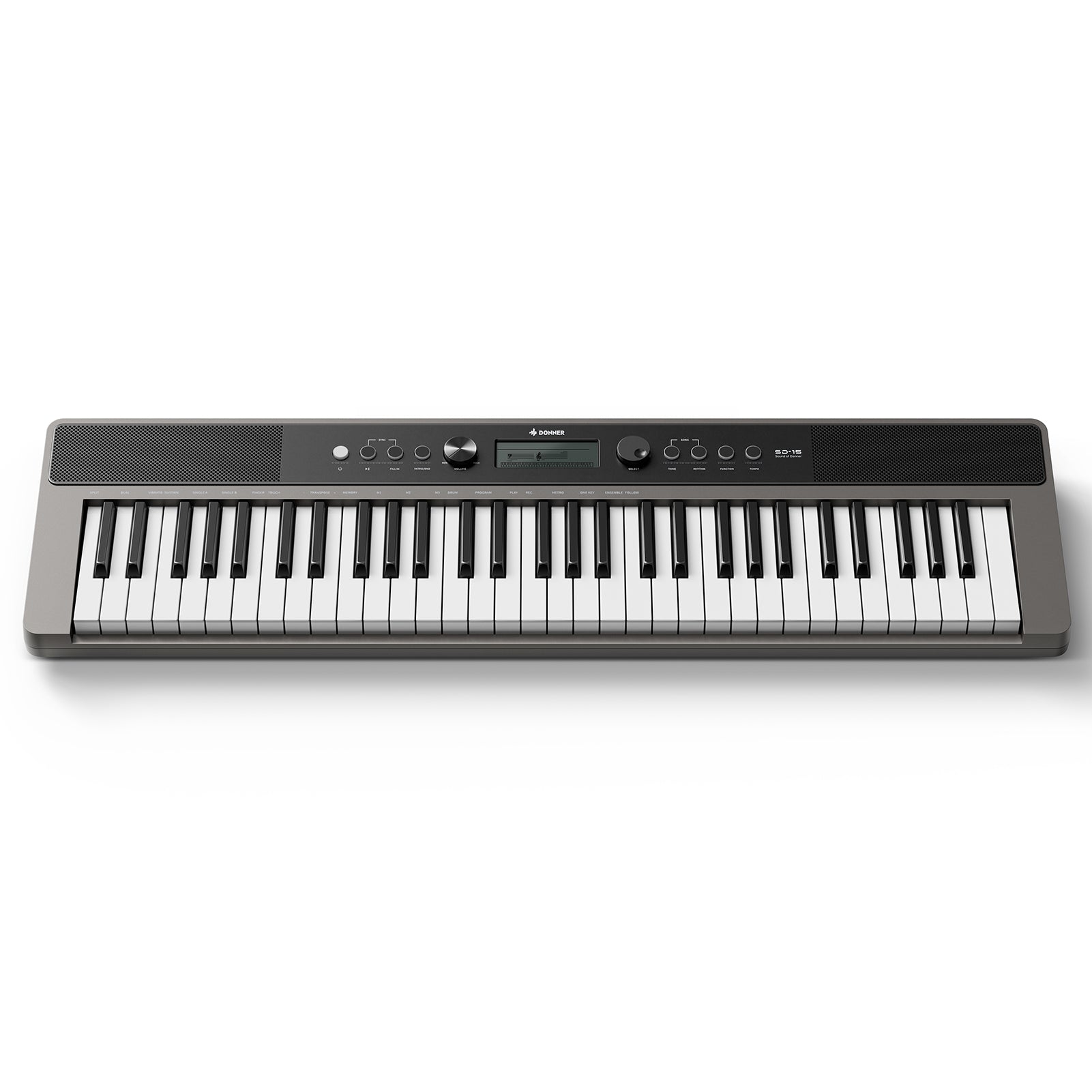 Donner SD-15 Elektronisches Keyboard mit 61 Tasten-Nacktes Klavier##