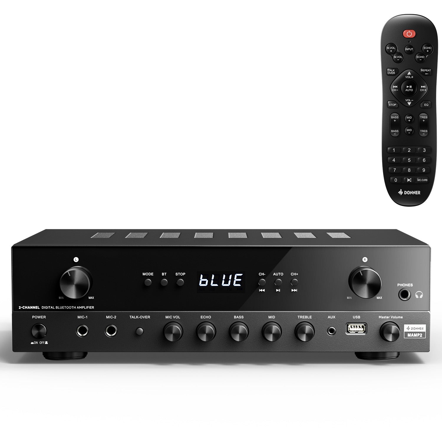 Donner MAMP2 Leistungsstarker 2-Kanal-Verstärker