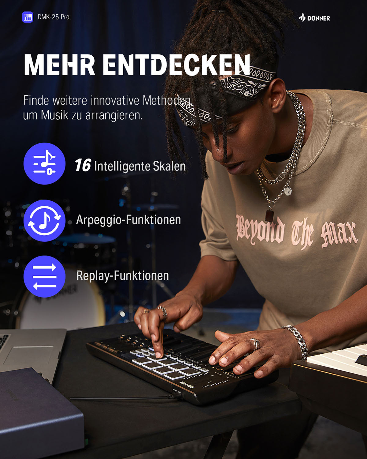 Donner DMK-25 Pro MIDI-Controller