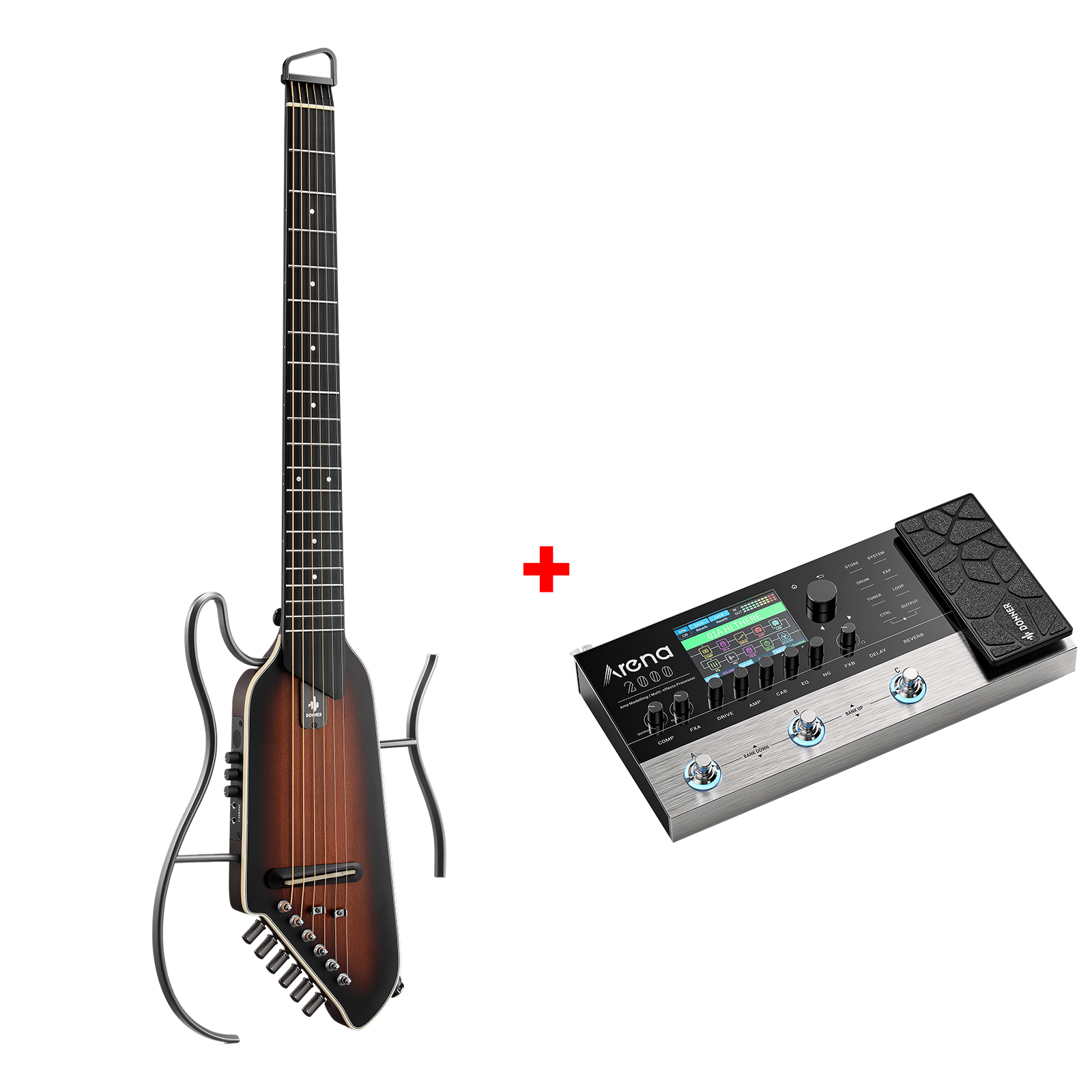 Donner HUSH™ I Ultraleicht Unterwegs Reisegitarre