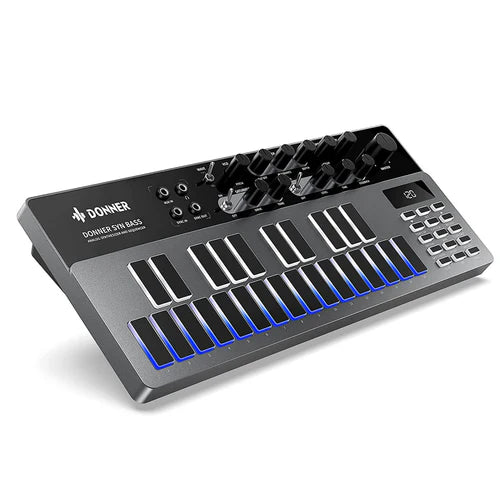 【Preissenkung, Begrenzt!】Donner Essential B1 analoger Bass-Synthesizer & Sequenzer