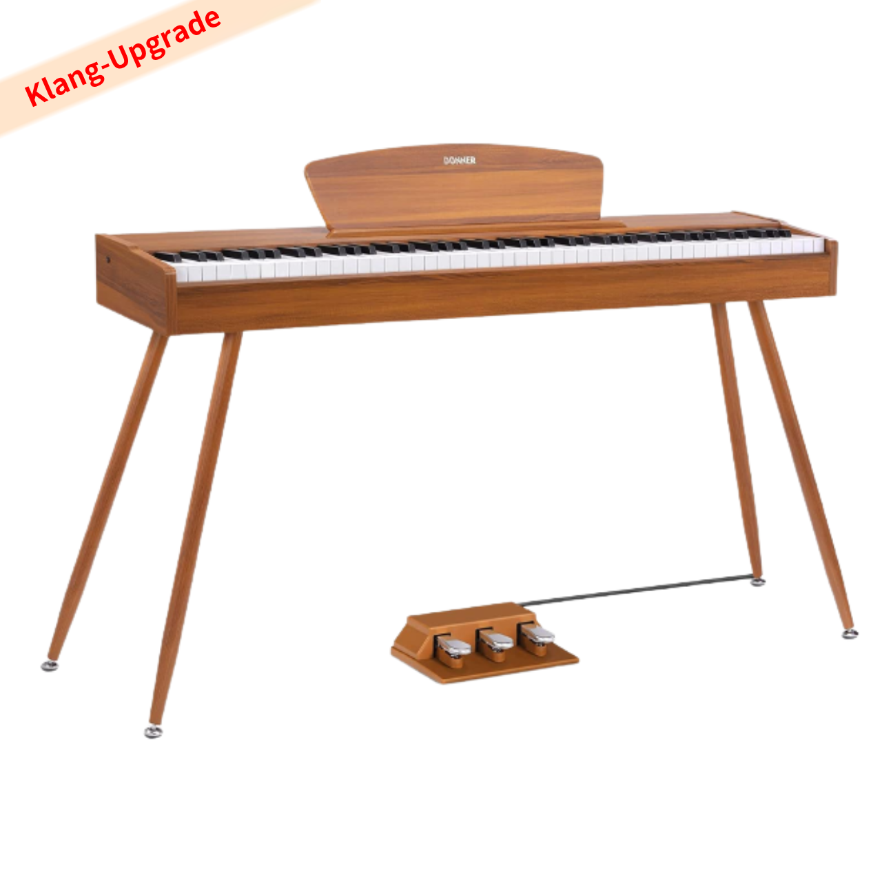 Donner DDP-80 Digital piano im Holzdesign-Klang-Upgrade##