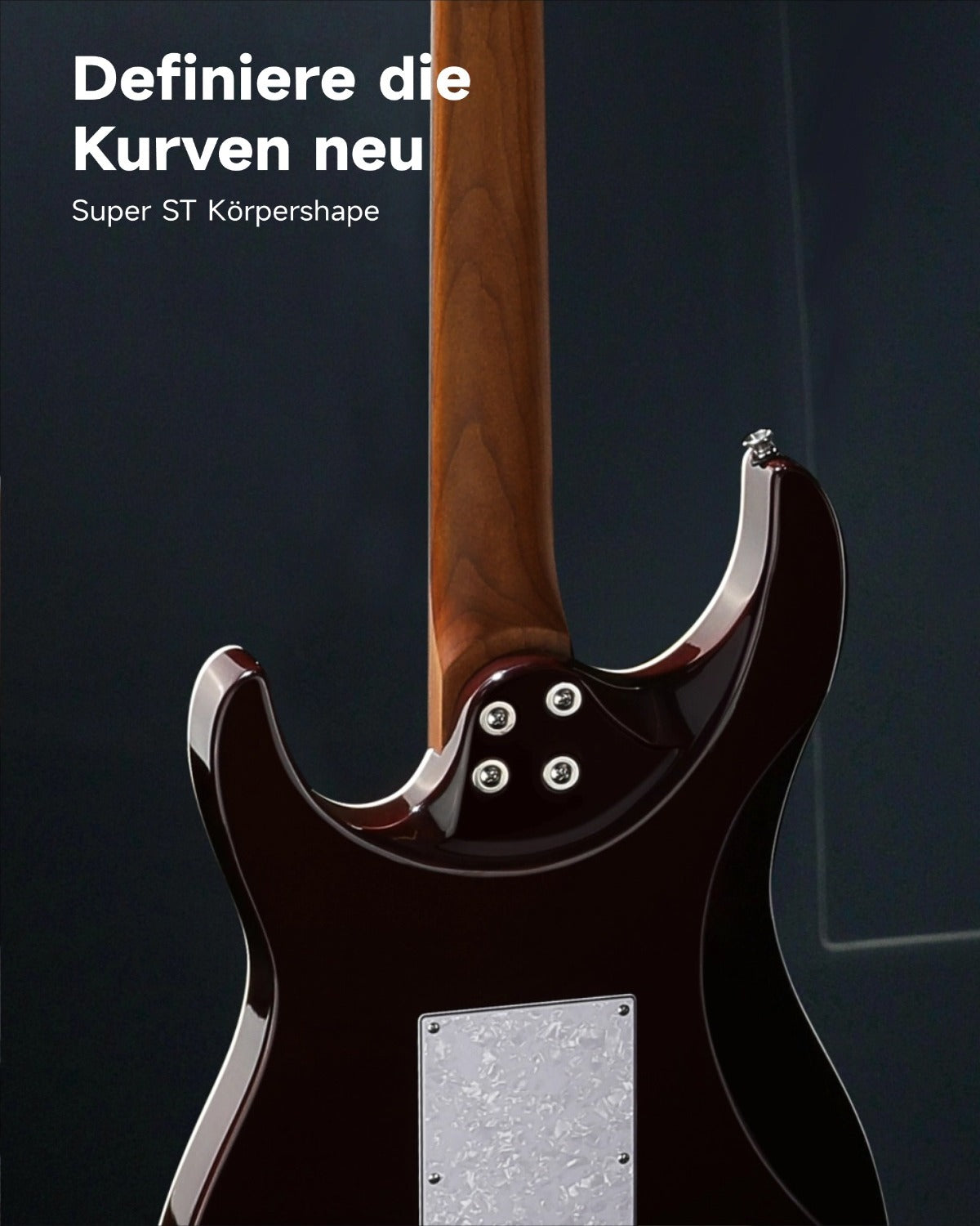 DONNER DST-550 Gradient Gitarre-Schwarze Mirage Gradation LR##