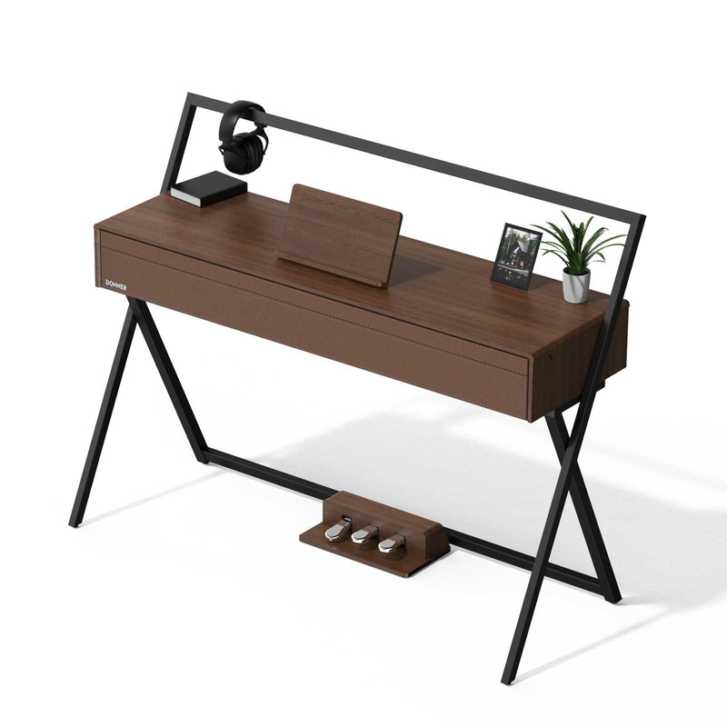 DONNER OURA™ R400 88-Tasten-Digitalpiano für den Heimgebrauch Schwarze Holzmaserung