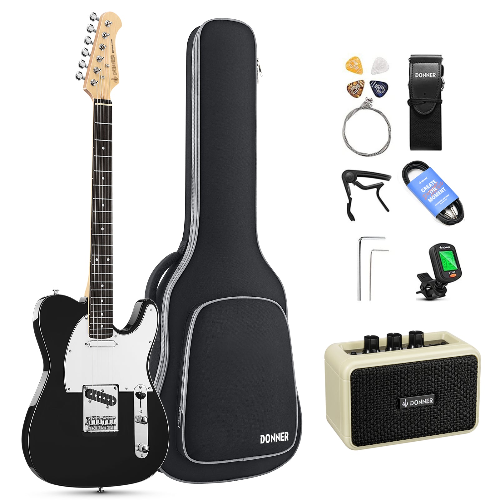 【kein geplanter Nachschub】Donner DTL-100 E-Gitarre Set