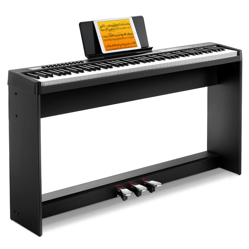 Donner DEP-08 Digitalpiano, abnehmbarer Ständer, kompaktes E-Piano für Anfänger
