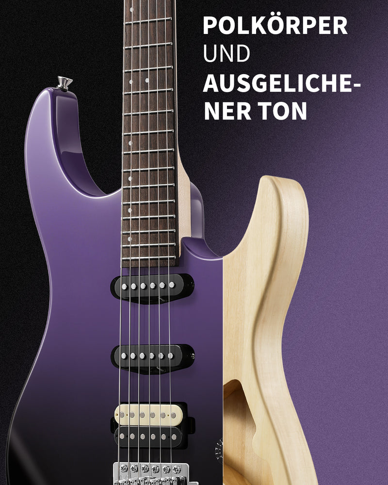 Donner DMT-66 E-Gitarre mit Keramik-Single-Coil