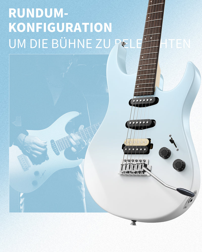 Donner DMT-66 E-Gitarre mit Keramik-Single-Coil