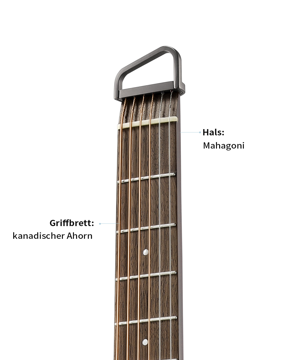 Donner HUSH™ I PRO Reisegitarre-Sunburst##
