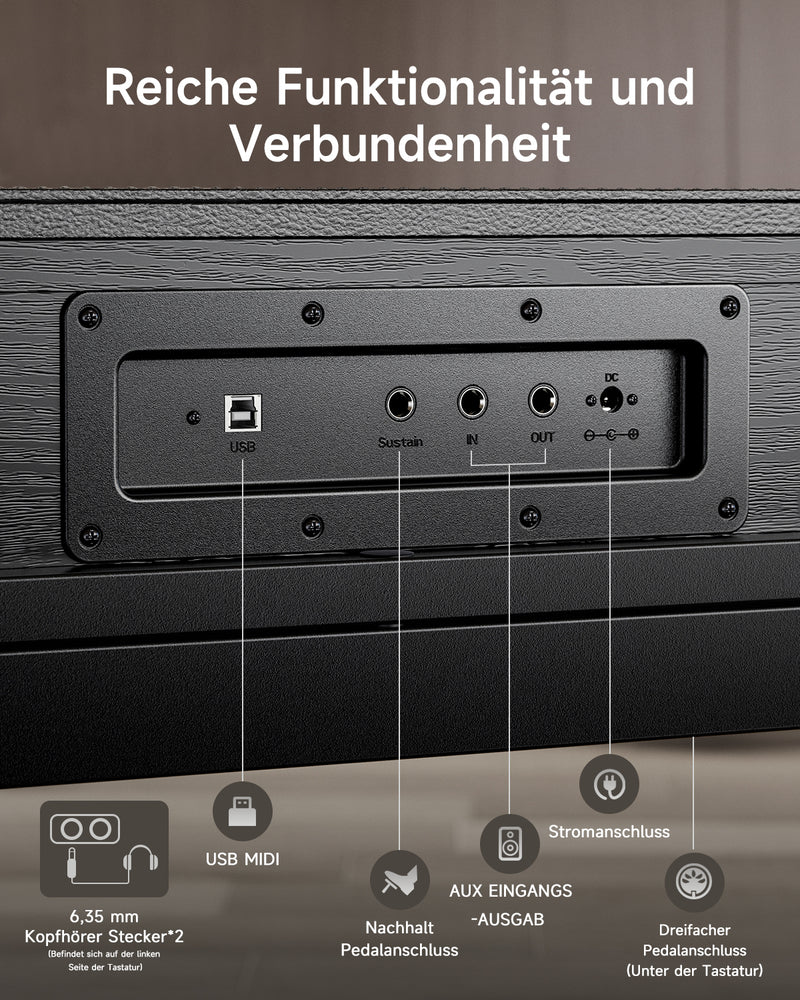 Donner OURA™ S300 88-Tasten-Digitalpiano für den Heimgebrauch