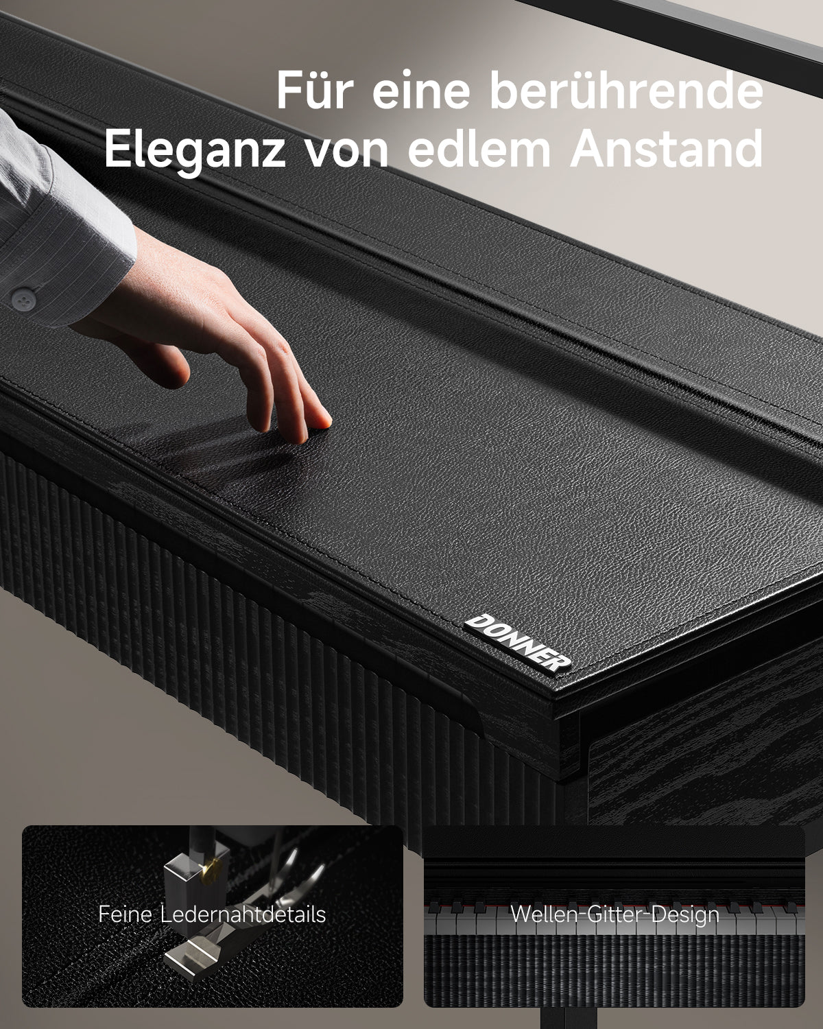 Donner OURA™ S300 88-Tasten-Digitalpiano für den Heimgebrauch für fortgeschrittene Spieler