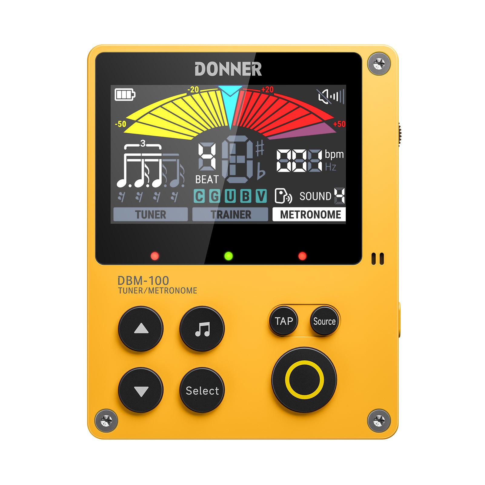 Donner DBM-100 Metronom-Gelb