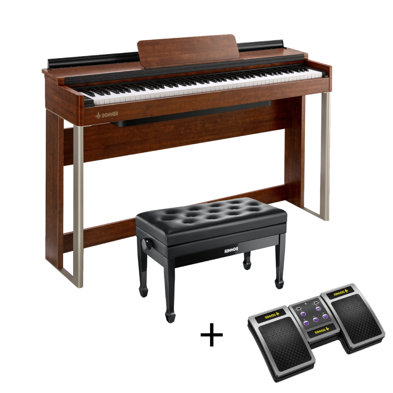 Donner DDP-200 Graded Hammer Action Holz Digital Piano