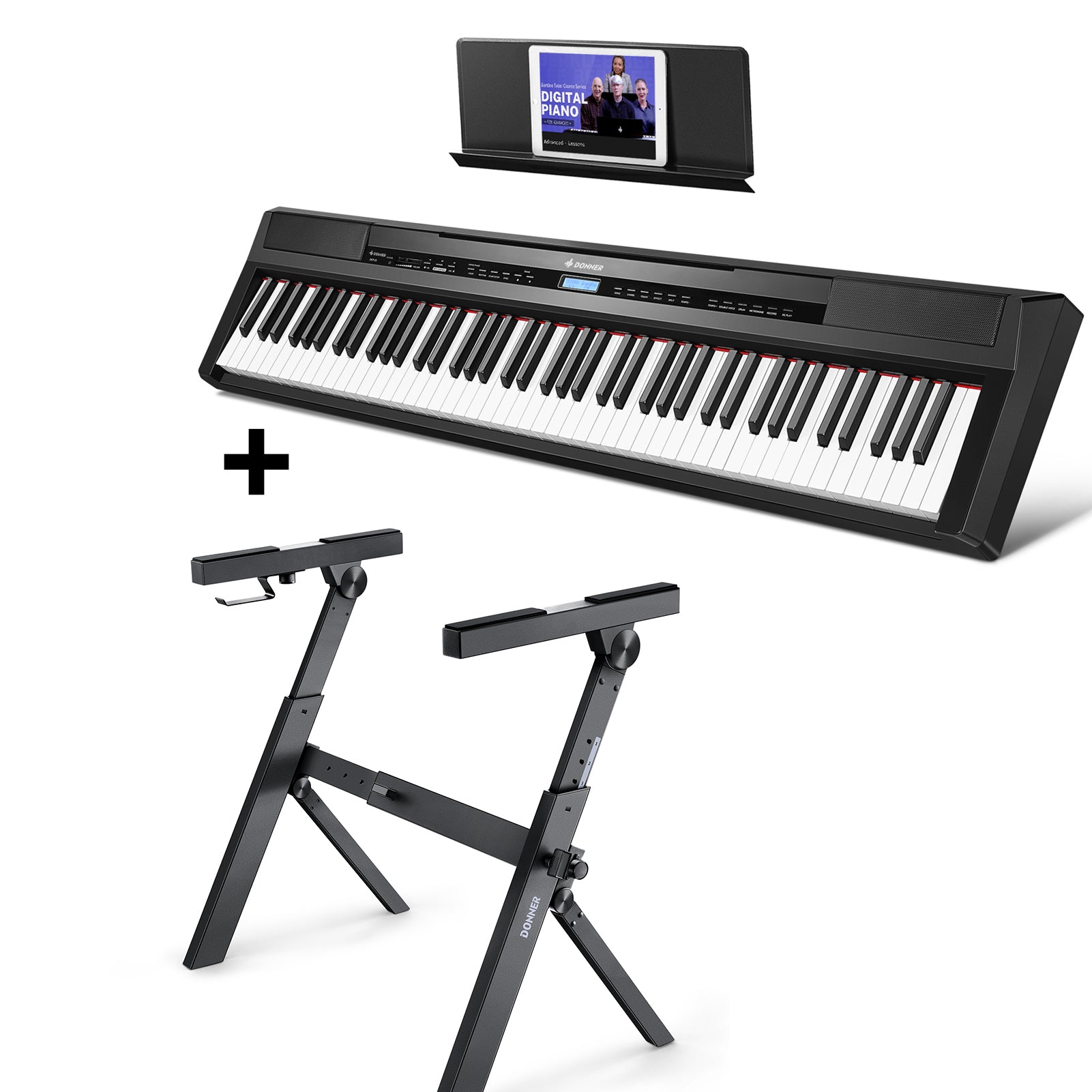 Donner DEP-20 Digital Piano mit Hammermechanik