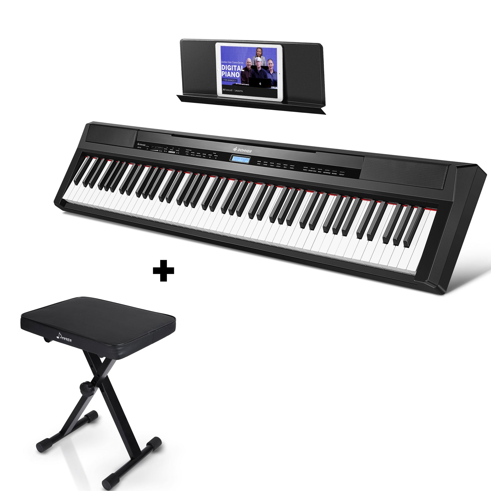 Donner DEP-20 Digital Piano mit Hammermechanik