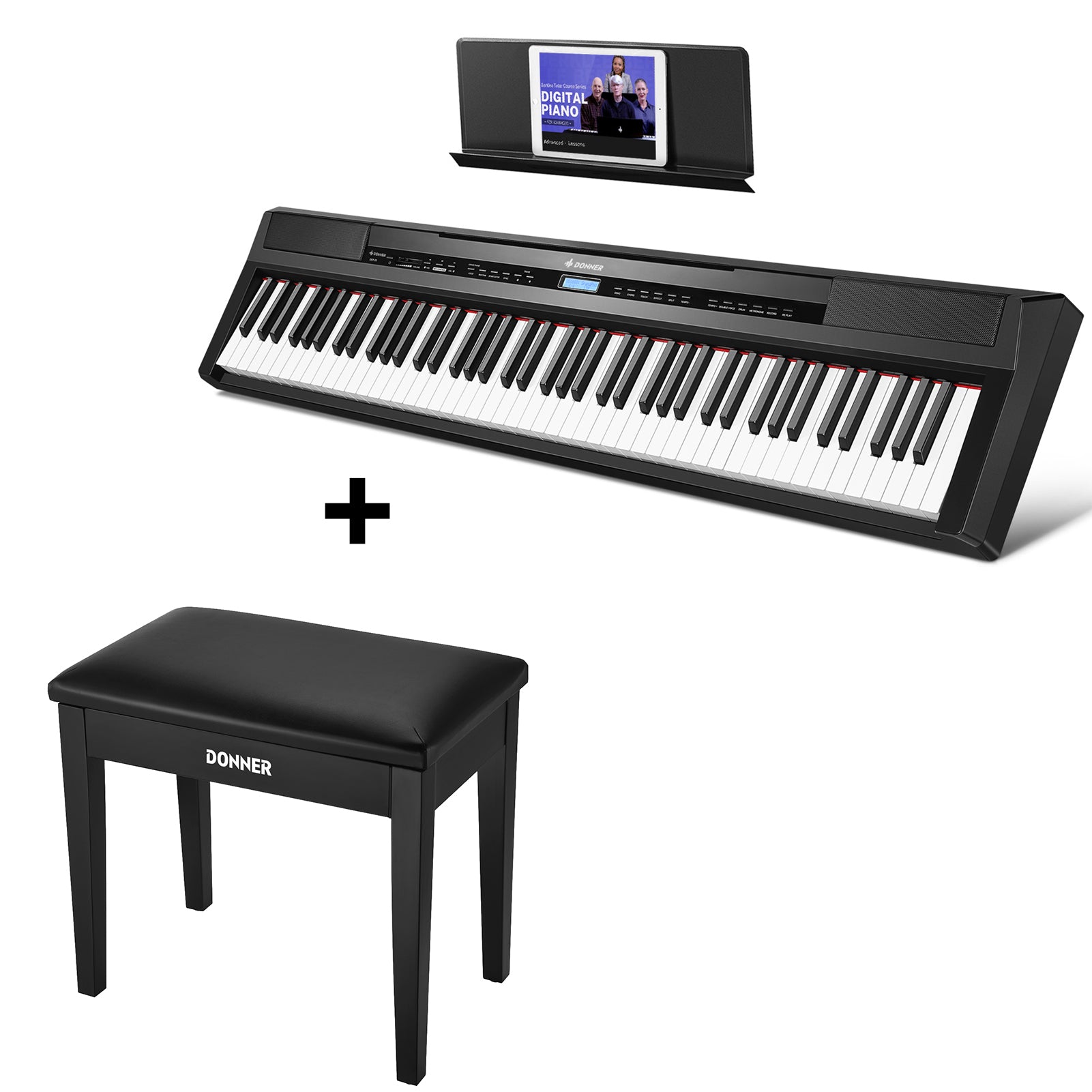 Donner DEP-20 Digital Piano mit Hammermechanik