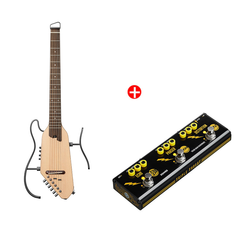 Donner HUSH™ I PRO Reisegitarre-Natürlich##