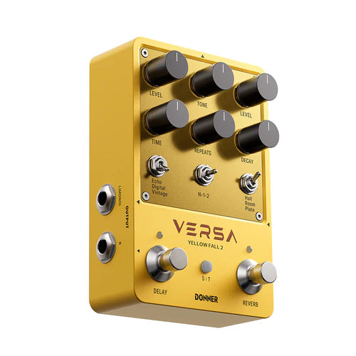 Donner Yellow Fall II Delay- und Reverb-Pedal