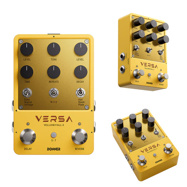 Donner Yellow Fall II Delay- und Reverb-Pedal