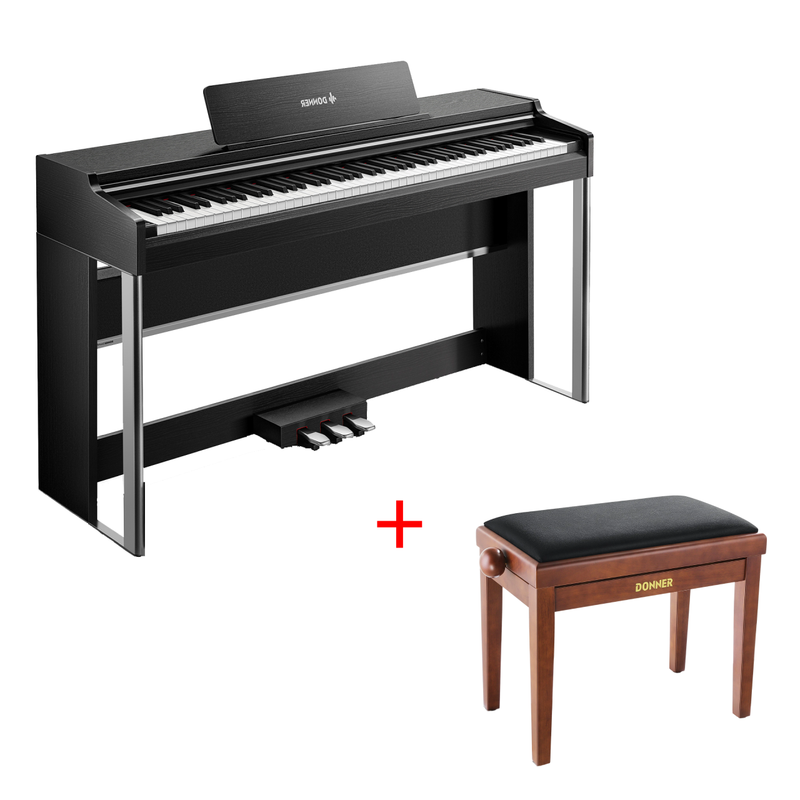 Donner DDP-200 PRO 88 Tasten Hammertastatur gewichtetes Digitalpiano Standard