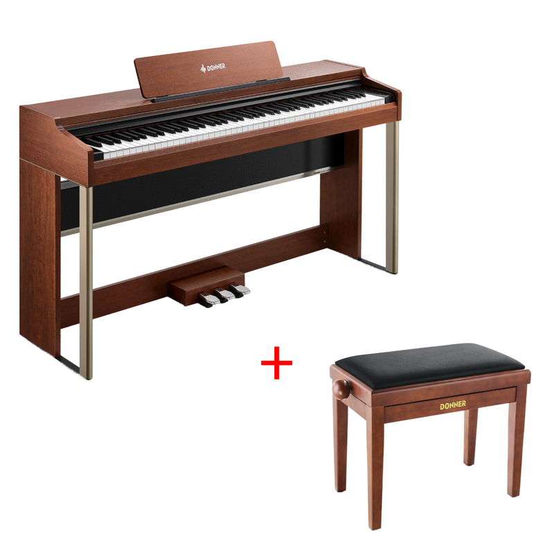 Donner DDP-200 PRO 88 Tasten Hammertastatur gewichtetes Digitalpiano Standard