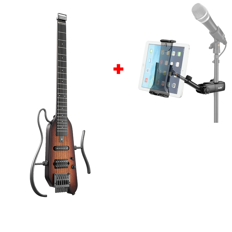 Donner HUSH-X  E-Gitarre Traveler Gitarre Ultra-Light für Unterwegs