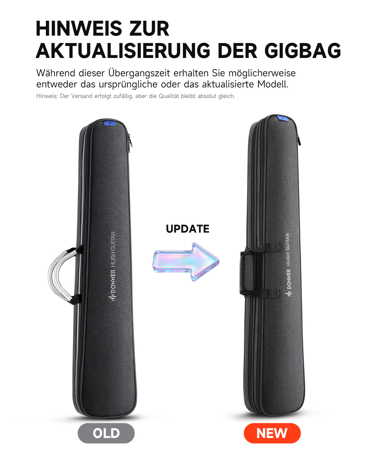 Donner HUSH™ X PRO Multi-Effekt-E-Gitarre-Schwarz-Aurora##