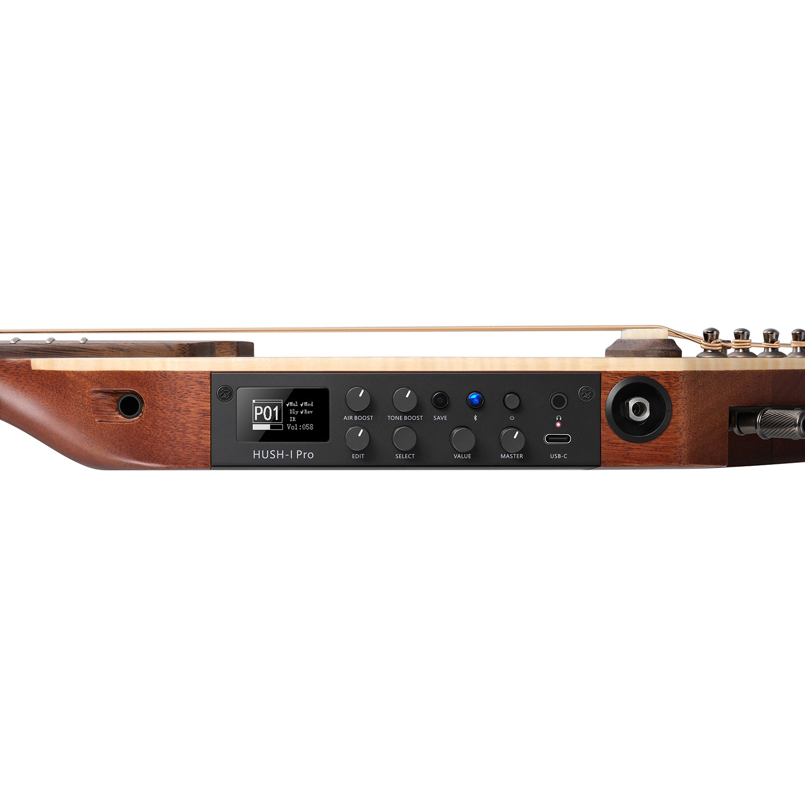 Donner HUSH™ I PRO Reisegitarre-Natürlich##