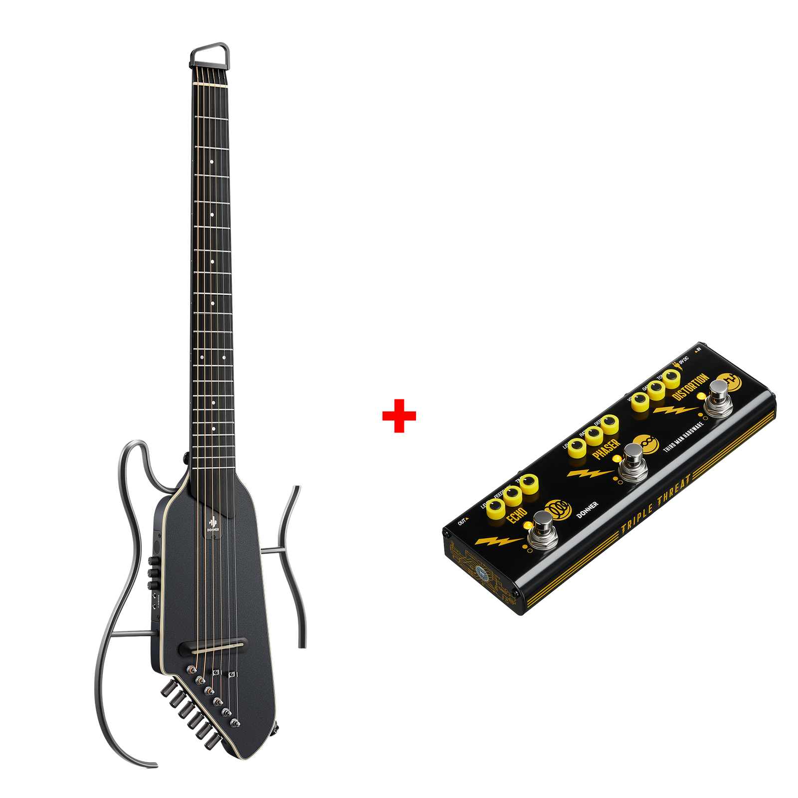 Donner HUSH™ I Ultraleicht Unterwegs Reisegitarre