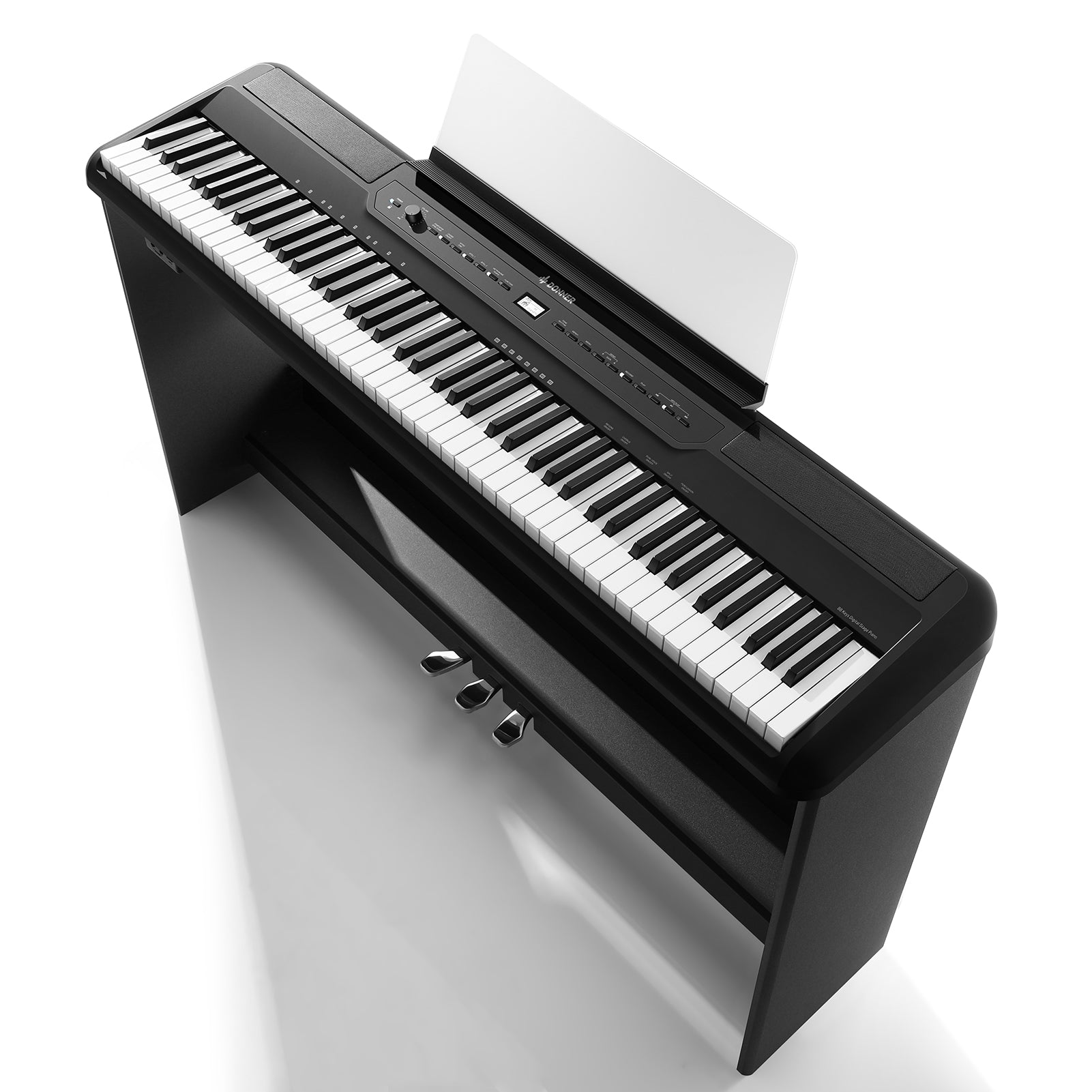 Donner SE-1 Digitalpiano mit 88 Tasten in voller Gewichtung-Schwarz##