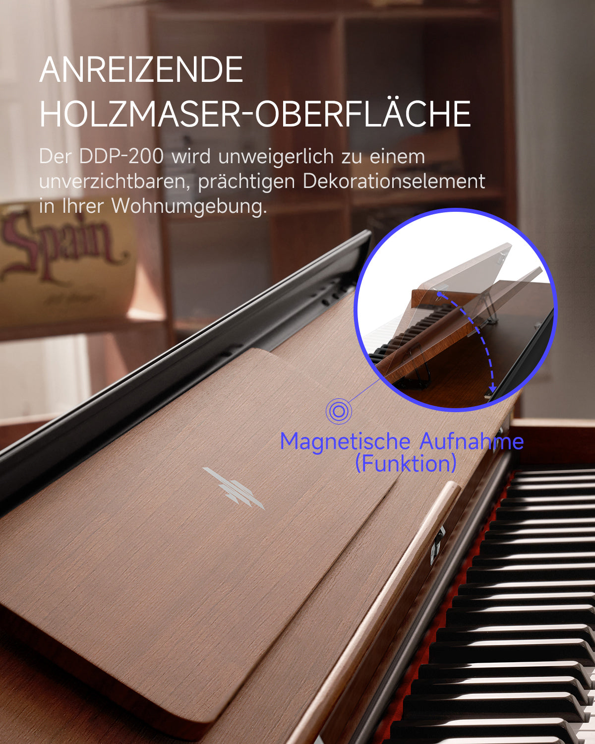 Donner DDP-200 Graded Hammer Action Holz Digital Piano-DDP-200 MK2 Piano##
