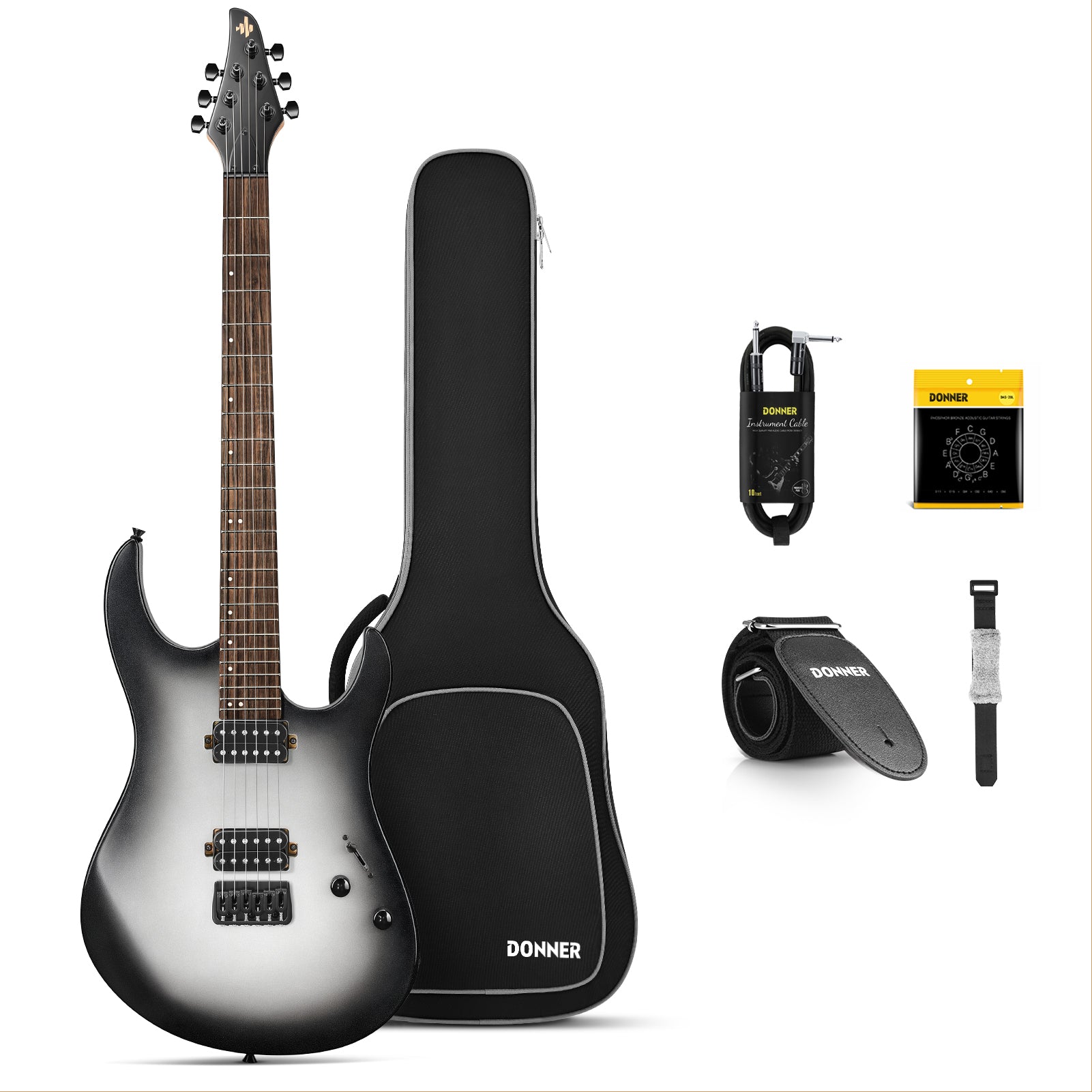 Donner DMT-100 E-Gitarre Metall