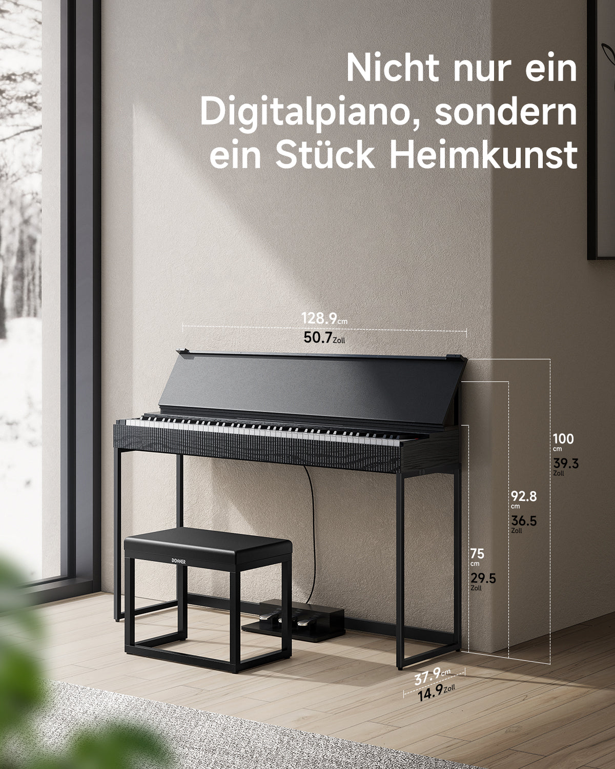 Donner OURA™ S300 Heimgebrauch Digital Piano