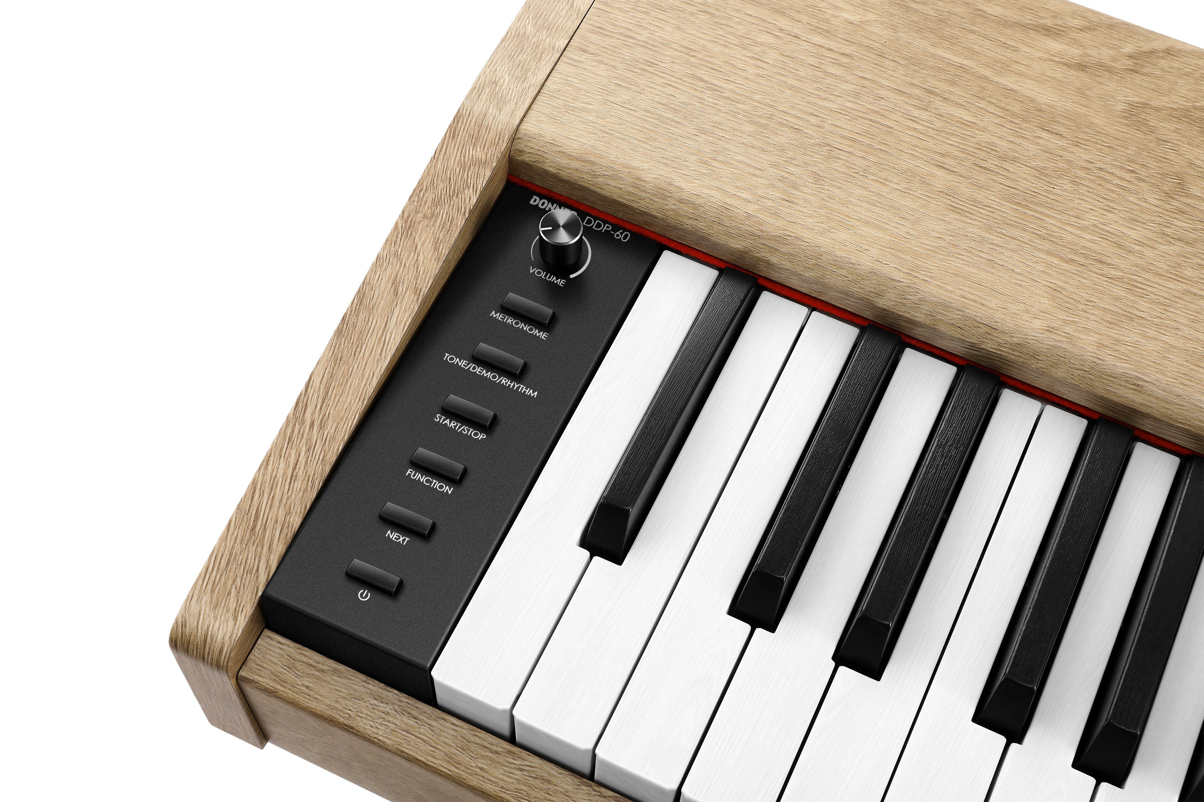 Donner DDP-60 Halbgewichtet Digital Piano-Helle Holzfarbe##