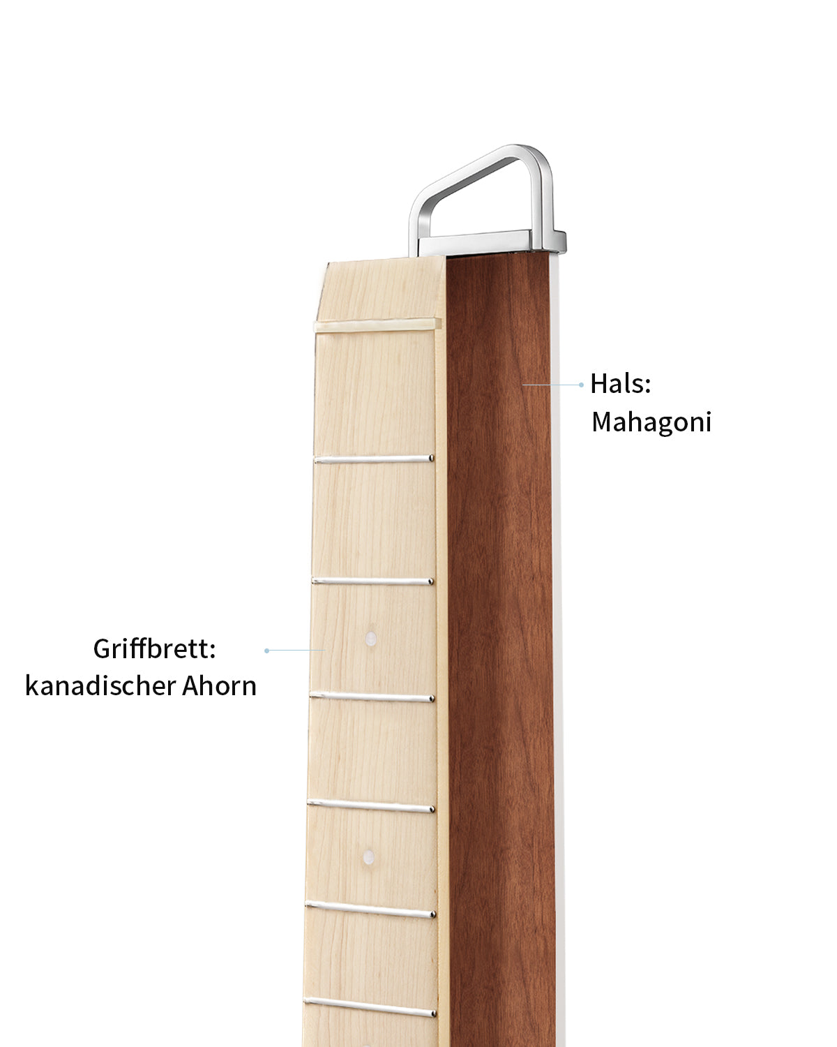Donner HUSH™ I PRO Reisegitarre-Natürlich##