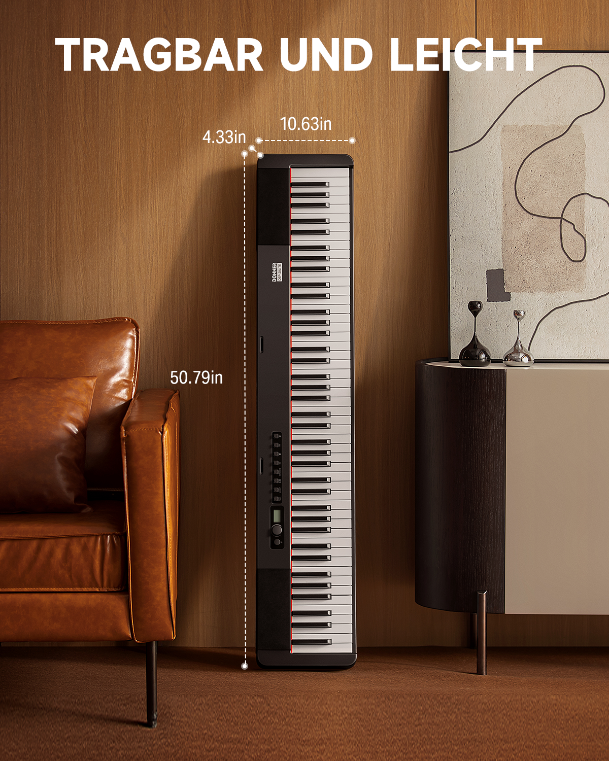 Donner DEP-20 Lite Digitalpiano (Doppel-X-Ständer)