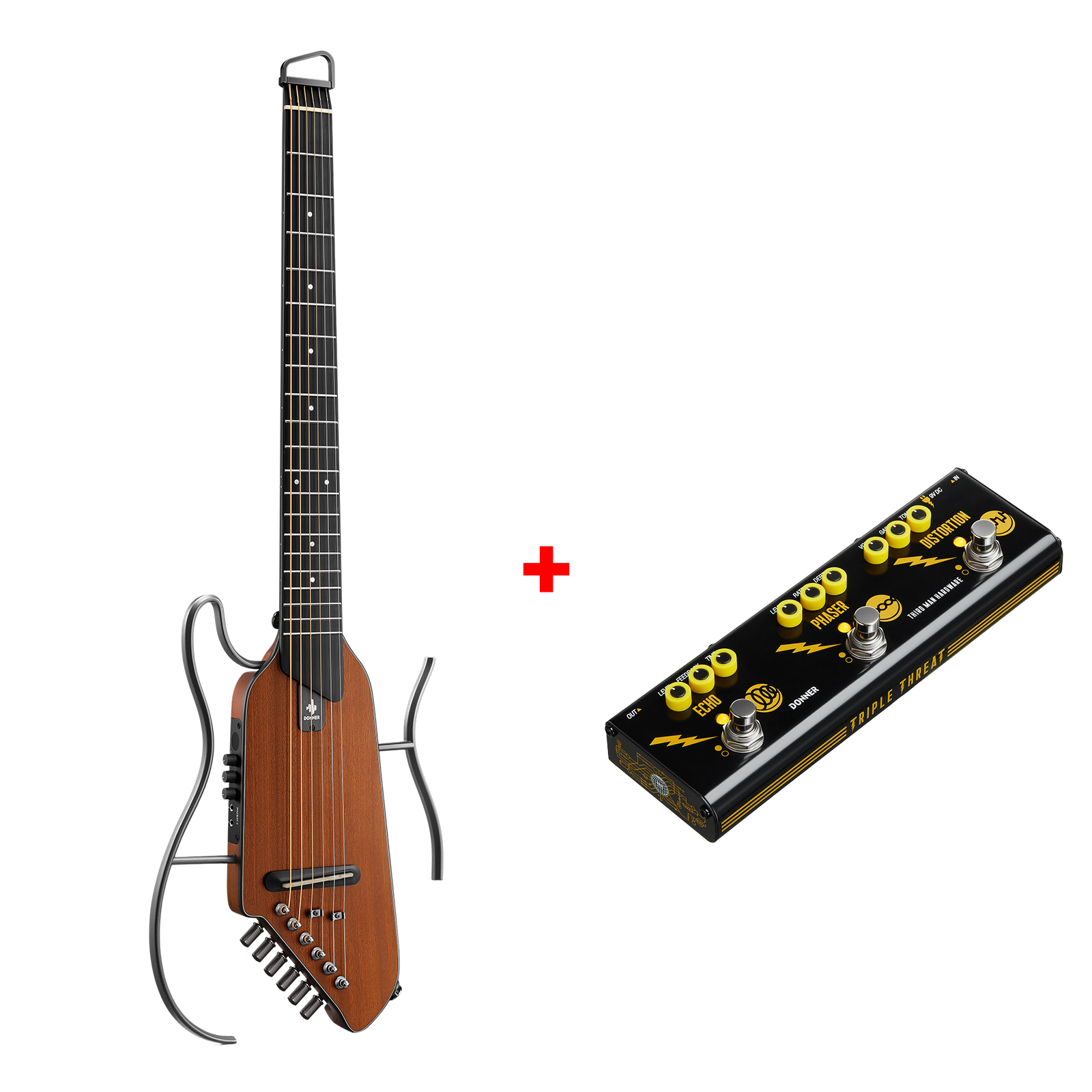 Donner HUSH™ I Ultraleicht Unterwegs Reisegitarre