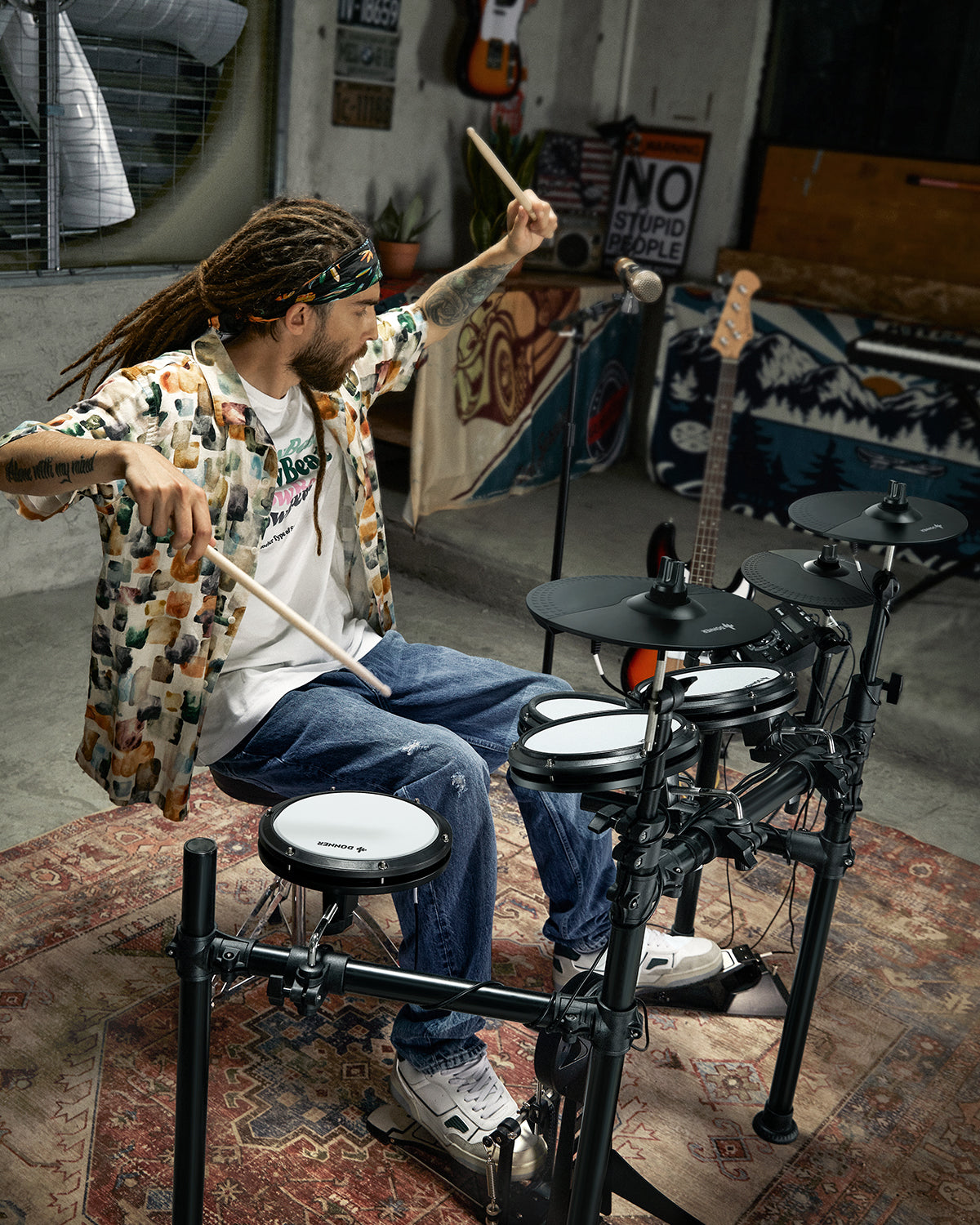 Donner DED-200 Elektronisches Schlagzeug