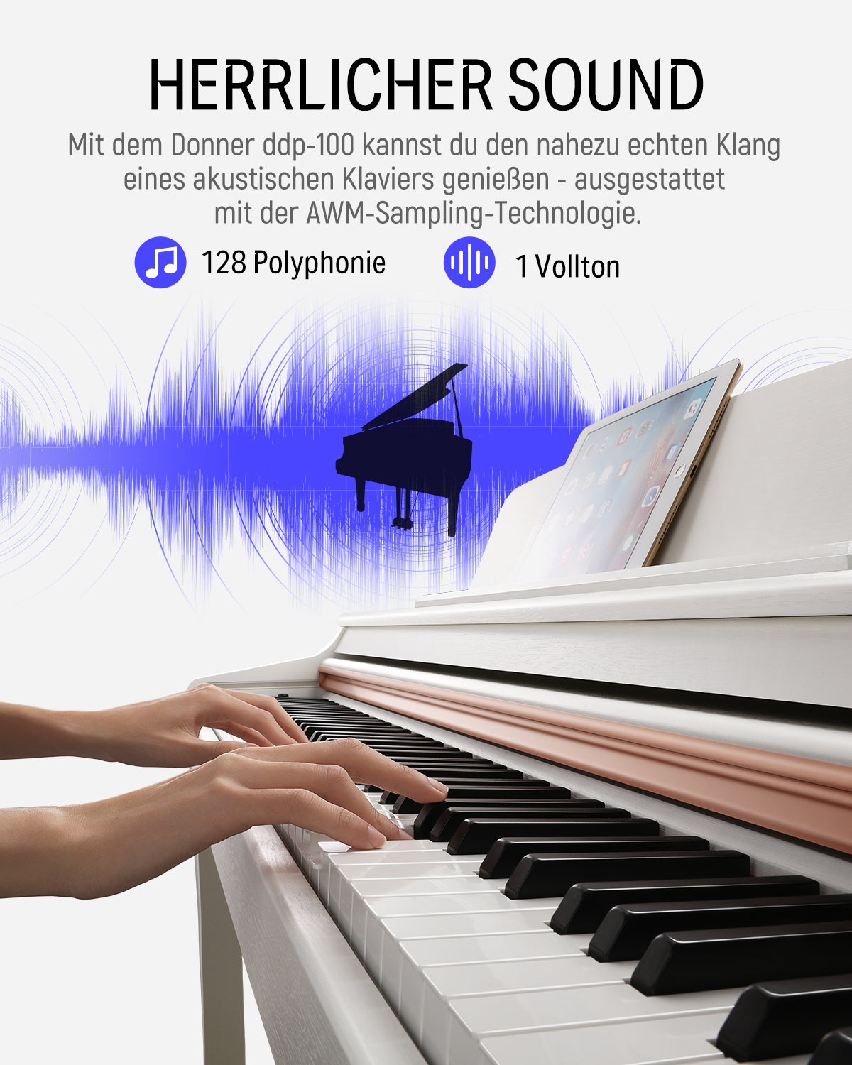 Donner DDP-100 Gewichtetes Digital Piano