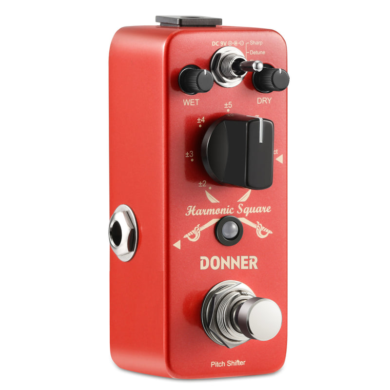 Donner Harmonic Square Digital Octave Gitarre Effektpedal